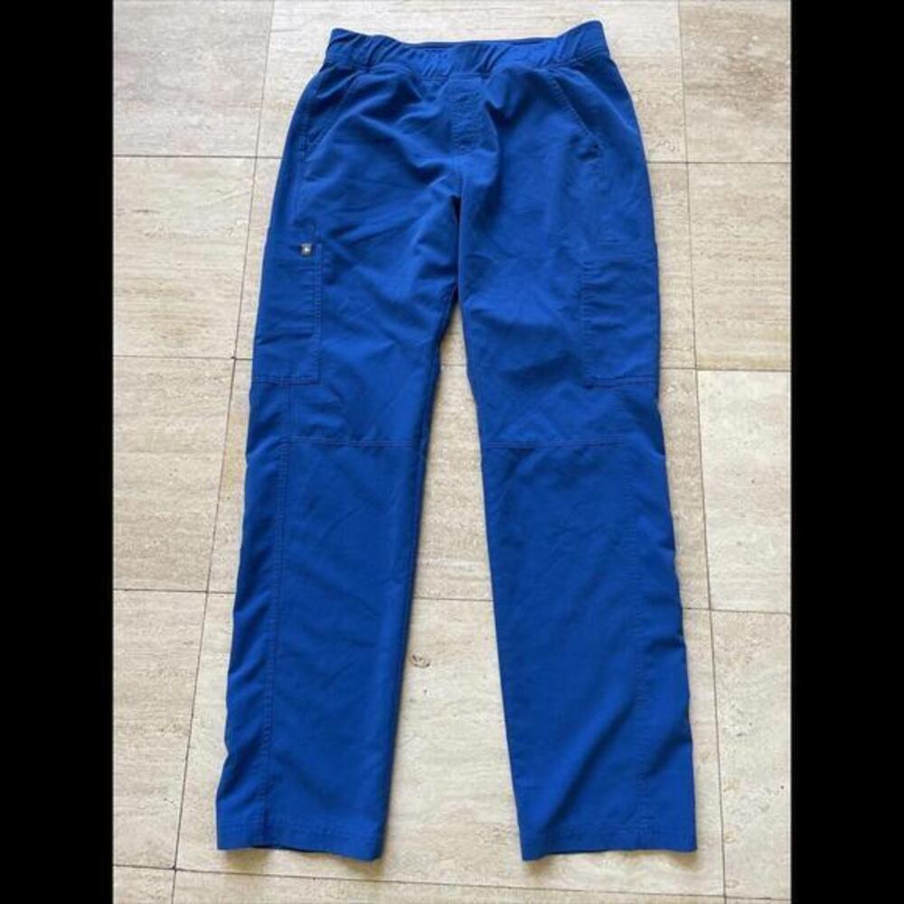 Figs Scrubs Pants‎ Technical Collection Blue Size Large